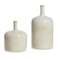 Vasen|Vasen & Übertöpfe^LOBERON Vase 2er Set Kurys creme