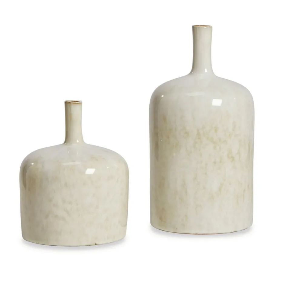 Vasen|Vasen & Übertöpfe^LOBERON Vase 2er Set Kurys creme