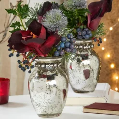 Weihnachtstischdeko^LOBERON Vasen 2er Set Louna