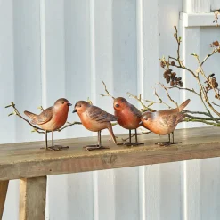 Figuren|Dekoration^LOBERON Vogel 4er Set Siblings