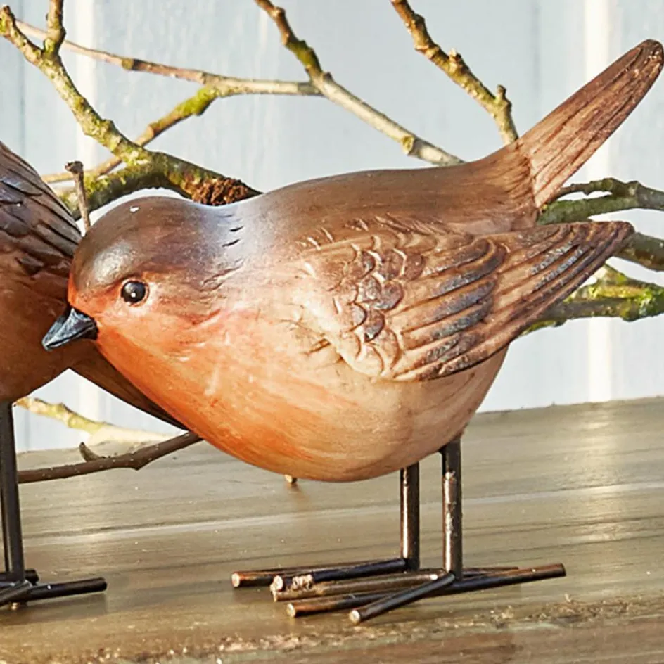 Figuren|Dekoration^LOBERON Vogel 4er Set Siblings