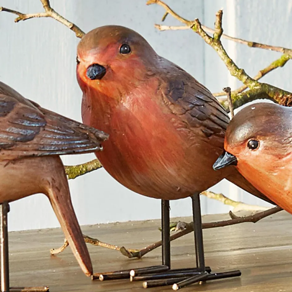 Figuren|Dekoration^LOBERON Vogel 4er Set Siblings