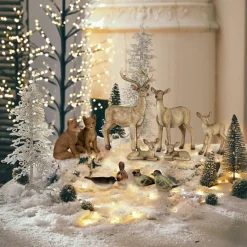 Weihnachtsfiguren^LOBERON Waldtier 11er Set Pluvet