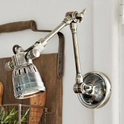 Wandlampen|Wandlampen^LOBERON Wandlampe Abagail antiksilber