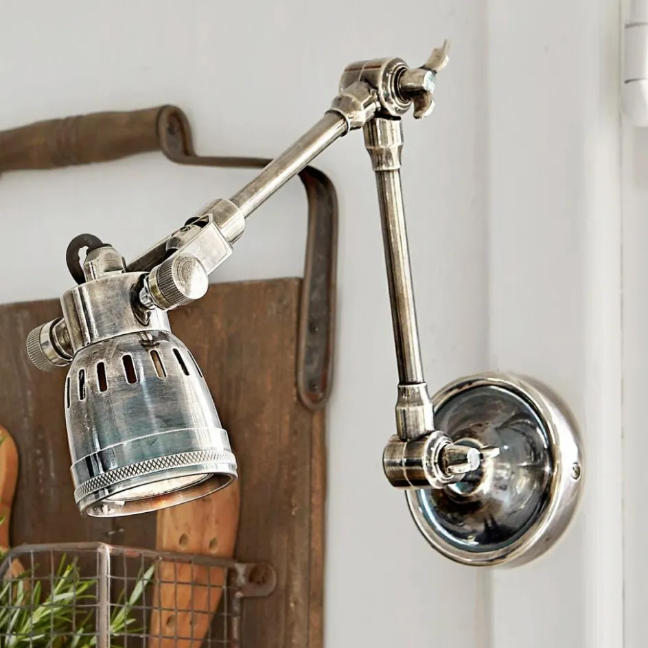 Wandlampen|Wandlampen^LOBERON Wandlampe Abagail antiksilber