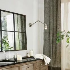 Wandlampen|Wandlampen^LOBERON Wandlampe Abagail antiksilber