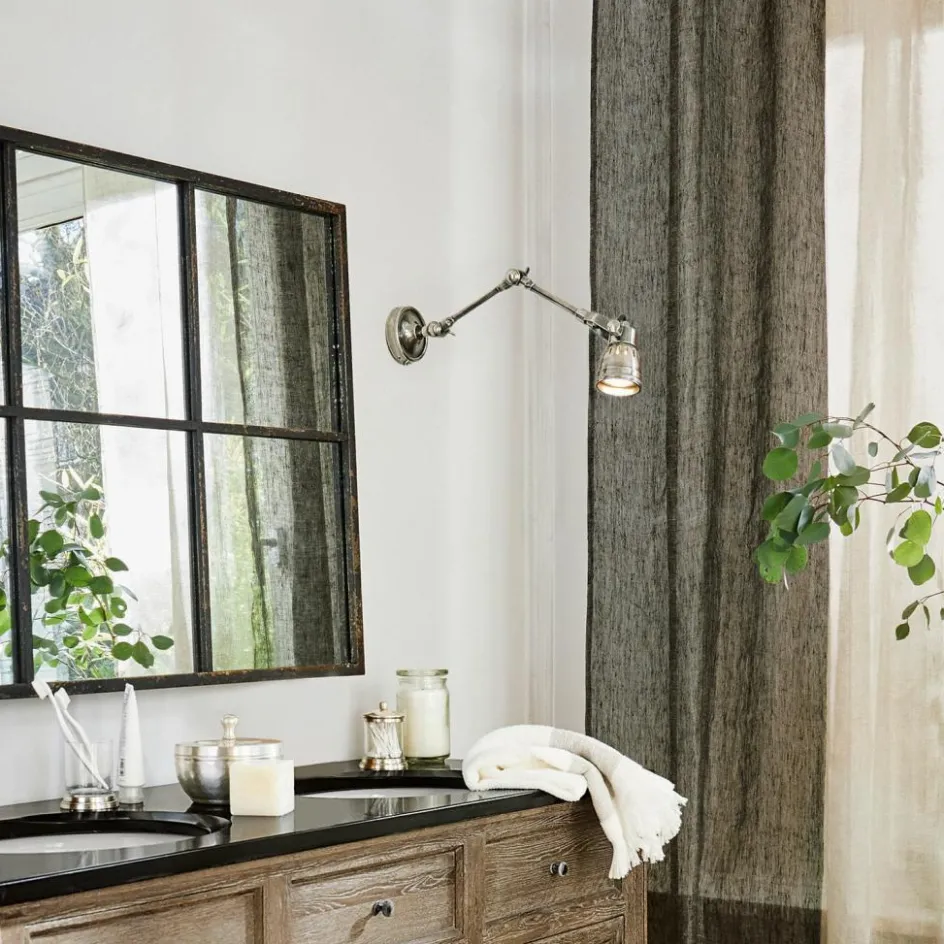 Wandlampen|Wandlampen^LOBERON Wandlampe Abagail antiksilber