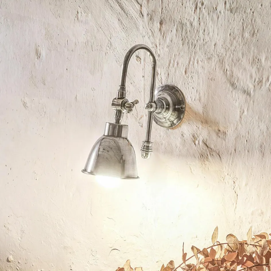 Wandlampen|Wandlampen^LOBERON Wandlampe Gemma antiksilber