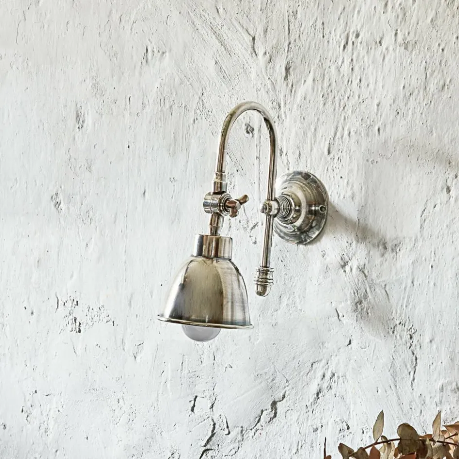 Wandlampen|Wandlampen^LOBERON Wandlampe Gemma antiksilber