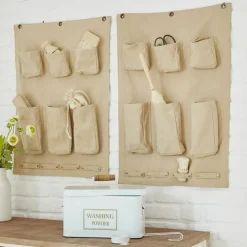 LOBERON Badzubehör|Badzubehör-Wand-Organizer 2er Set Kaventi