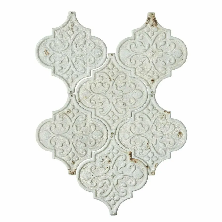 Wandobjekte|Dekoration^LOBERON Wandornament 6er Set Halira antikweiß