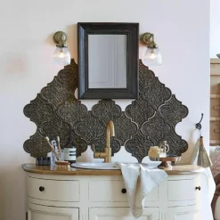 Wandobjekte|Dekoration^LOBERON Wandornament 6er Set Halira antikschwarz