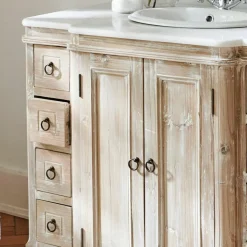 Waschtische|Waschtische^LOBERON Waschtisch Sunderland braun/weiß