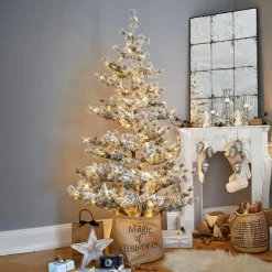 Weihnachtsbäume & Zubehör^LOBERON Weihnachtsbaum Sapi grün/weiß