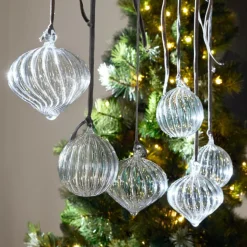 Christbaumschmuck^LOBERON Weihnachtskugel 6er Set Bavella