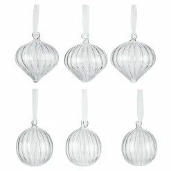 Christbaumschmuck^LOBERON Weihnachtskugel 6er Set Bavella