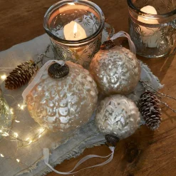 Weihnachtskugeln^LOBERON Weihnachtskugel 6er Set Domara