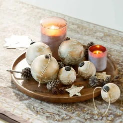 Christbaumschmuck|Weihnachtskugeln^LOBERON Weihnachtskugel 6er Set Nymeria