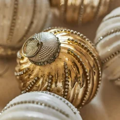 Weihnachtskugeln^LOBERON Weihnachtskugel 6er Set Shaela