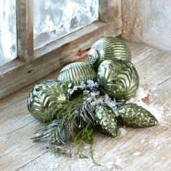 Weihnachtskugeln^LOBERON Weihnachtsschmuck 6er Set Silverhill