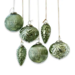 Weihnachtskugeln^LOBERON Weihnachtsschmuck 6er Set Silverhill