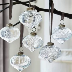 Weihnachtskugeln^LOBERON Weihnachtsschmuck 6er Set Cheshire klar