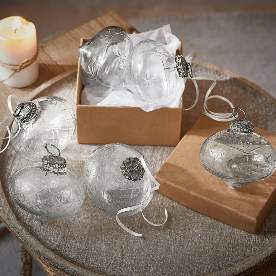 Weihnachtskugeln^LOBERON Weihnachtsschmuck 6er Set Cheshire klar