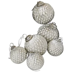 Weihnachtskugeln^LOBERON Weihnachtsschmuck 6er Set Maélys