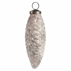 Weihnachtskugeln^LOBERON Weihnachtsschmuck 6er Set Quirat weiß