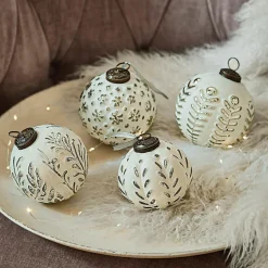 Weihnachtskugeln^LOBERON Weihnachtsschmuck 4er Set Consac