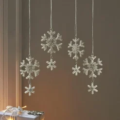Christbaumschmuck|Weihnachtliche Deko-Objekte^LOBERON Weihnachtsschmuck 4er Set Kiresta
