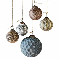 Weihnachtskugeln^LOBERON Weihnachtsschmuck 5er Set Jilian