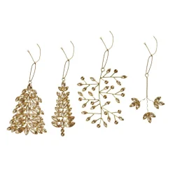 Christbaumschmuck^LOBERON Weihnachtssschmuck 4er Set Zaniva