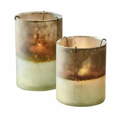 Windlichter|Kerzenhalter^LOBERON Windlicht 2er Set Drinesto