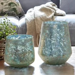 Windlichter|Kerzenhalter^LOBERON Windlicht 2er Set Gare