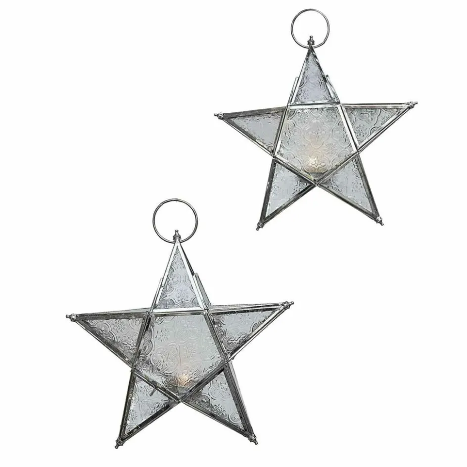 Weihnachtliche Deko-Objekte^LOBERON Windlicht 2er Set Kian