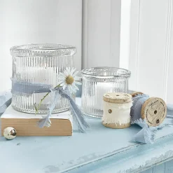 Windlichter|Kerzenhalter^LOBERON Windlicht 2er Set Naisette