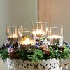Adventskranz^LOBERON Windlicht 4er Set Pinelle