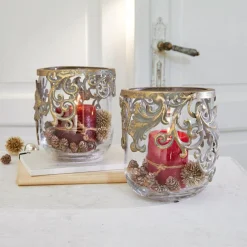 Windlichter|Kerzenhalter^LOBERON Windlicht 2er Set Sundini