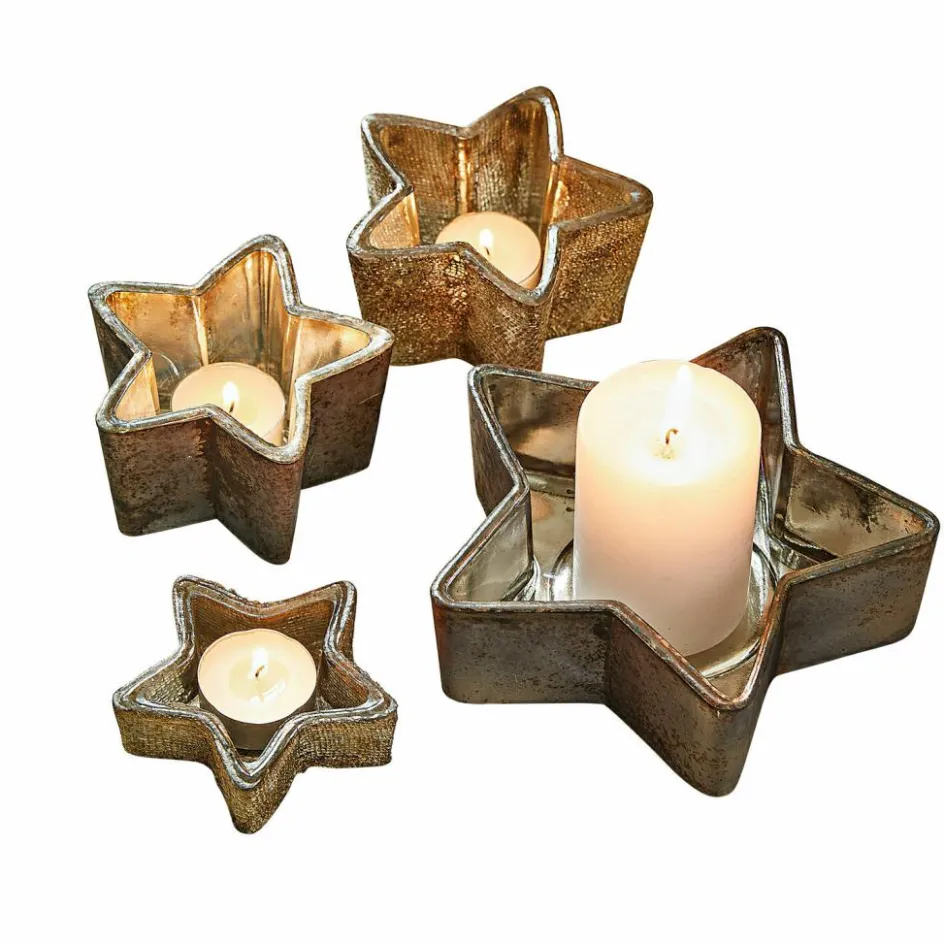 Adventskranz|Windlichter, Kerzenständer & Laternen^LOBERON Windlicht 4er Set Thervel