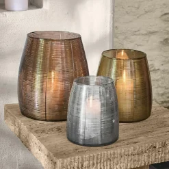 Windlichter|Kerzenhalter^LOBERON Windlicht 3er Set Uvenar