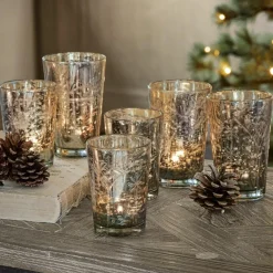 Weihnachtliche Deko-Objekte^LOBERON Windlichter 6er Set Latona