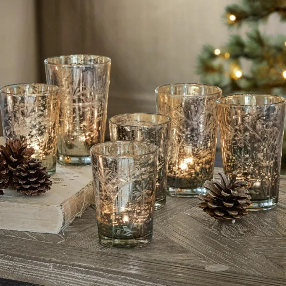 Weihnachtliche Deko-Objekte^LOBERON Windlichter 6er Set Latona