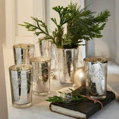 Weihnachtliche Deko-Objekte^LOBERON Windlichter 6er Set Latona