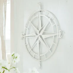 Gartendekoration|Dekoschilder & Dekoboards^LOBERON Windrose Bianco