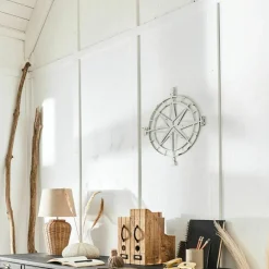 Gartendekoration|Dekoschilder & Dekoboards^LOBERON Windrose Bianco