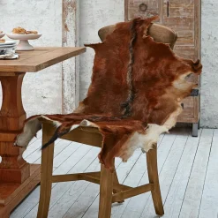 LOBERON Runde Teppiche|Teppiche-Ziegenfellteppich Piedro