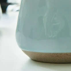 Geschirr|Geschirr^LOBERON Zuckerdose und Milchkännchen Biarré türkis